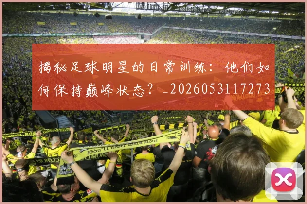 揭秘足球明星的日常训练：他们如何保持巅峰状态？_20260531172732